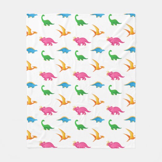 DINOSAURS FLEECE DEKEN (Voorkant)