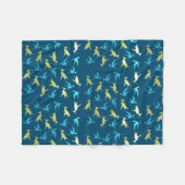 Dinosaurs Fleece Deken (Voorkant (Horizontaal))