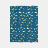 Dinosaurs Fleece Deken (Voorkant)