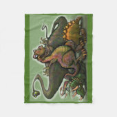 Dinosaurs Fleece Deken (Voorkant)