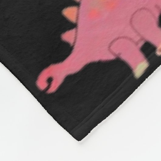 Dinosaurs Fleece Deken (Hoek)