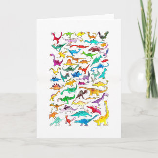 'Dinosaurs for Beginners' Note Card Kaart