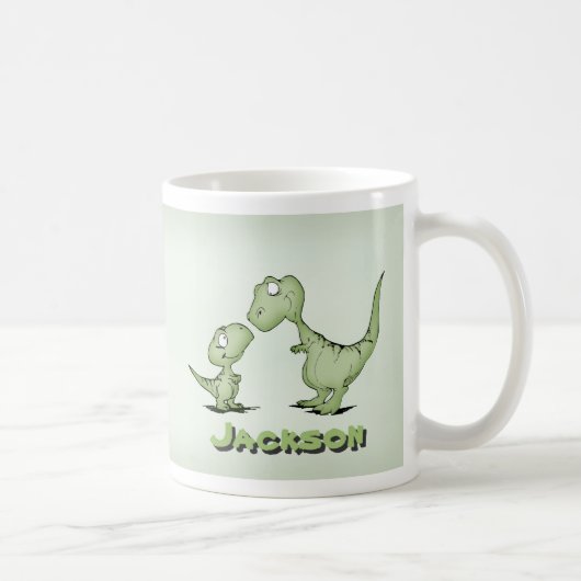 Dinosaurs Gepersonaliseerd Koffiemok (Rechts)