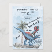 DINOSAUR'S GEZOCHT 2 Jaar Oud Verjaardag Kaart (Voorkant)