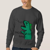 DINOSAURS GO RAWR mannen sweatshirt (Voorkant)