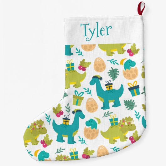 Dinosaurs Grote Kerstsok (Achterkant)