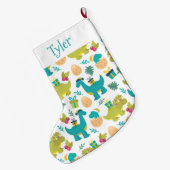 Dinosaurs Grote Kerstsok (Achterkant (Hangend))