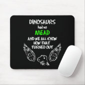 Dinosaurs Had No Mead Outfit Gift Alcohol Quote Fu Muismat (Met muis)