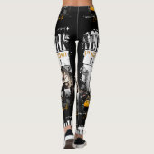 Dinosaurs in Manhattan NYC Leggings (Achterkant)