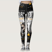 Dinosaurs in Manhattan NYC Leggings (Voorkant)