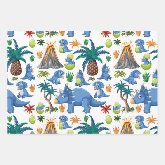 Dinosaurs 🦕 inpakpapier vel (Voorkant 3)