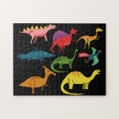 Dinosaurs Jigzaag Puzzle Legpuzzel (Horizontaal)