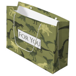 Dinosaurs Jurassic patroon voor u grote cadeautas