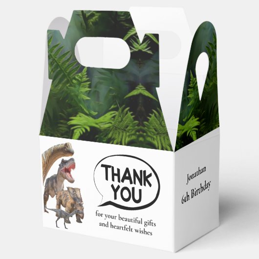 Dinosaurs Jurassic World Bedankdoosjes (Geopend)