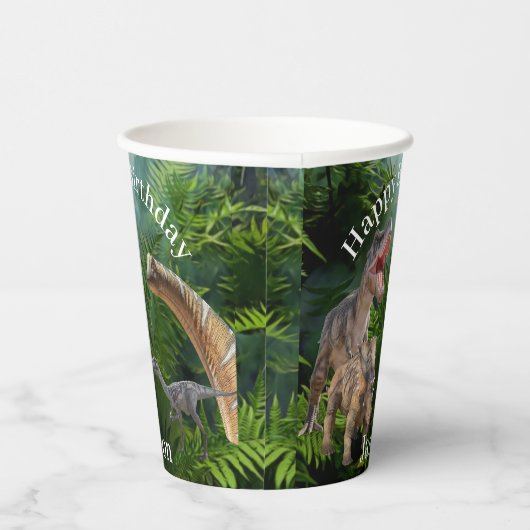 Dinosaurs Jurassic World Papieren Bekers (Rechts)