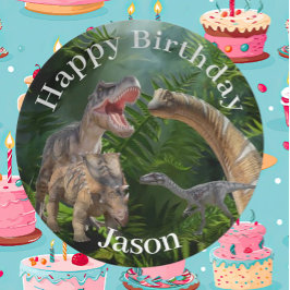 Dinosaurs Jurassic World Ronde Kartonnen Onderzetter