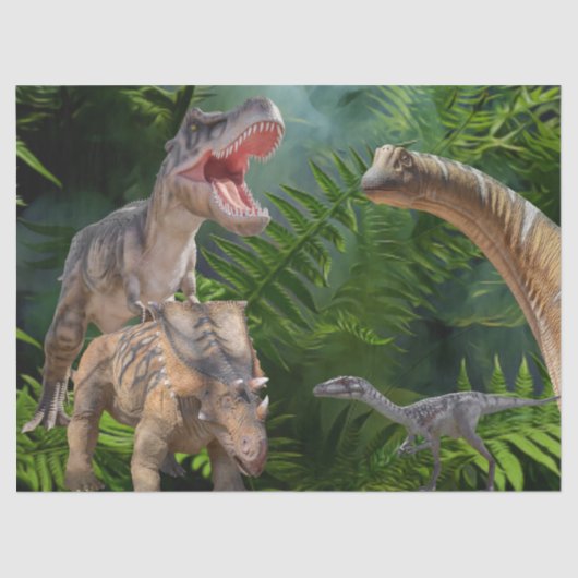 Dinosaurs Jurassic World Tissuepapier (Voorkant)