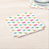 DINOSAURS KARTONNEN ONDERZETTERS (Gekanteld)