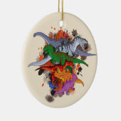Dinosaurs Keramisch Ornament (Rechts)