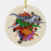 Dinosaurs Keramisch Ornament (Voorkant)