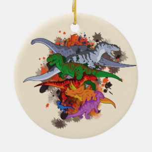 Dinosaurs Keramisch Ornament