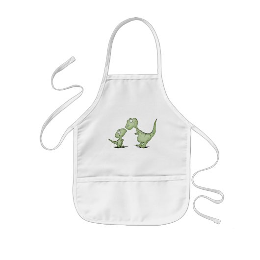Dinosaurs Kinder Schort (Voorkant)
