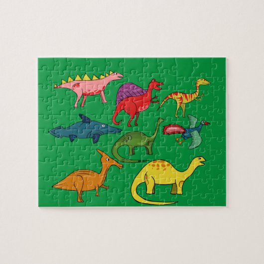 Dinosaurs Kinderen Floor jigzaagpuzzel Legpuzzel (Horizontaal)