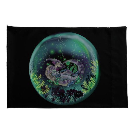 Dinosaurs kussensloop set (Achterkant-Rechts)