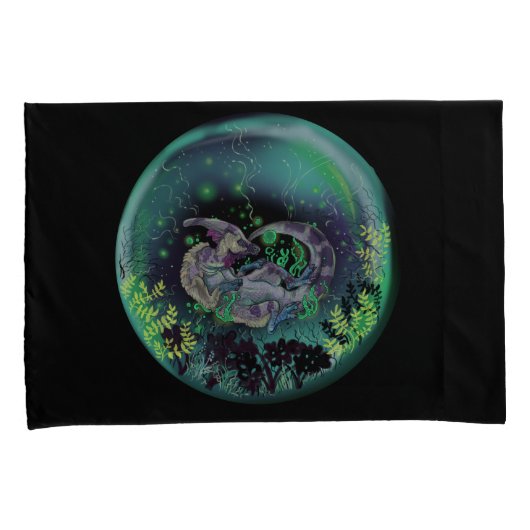 Dinosaurs kussensloop set (Voorkant-Rechts)