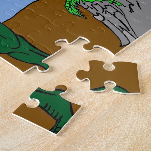 Dinosaurs Legpuzzel (Zijkant)