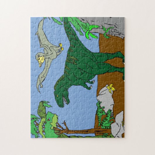 Dinosaurs Legpuzzel (Verticaal)