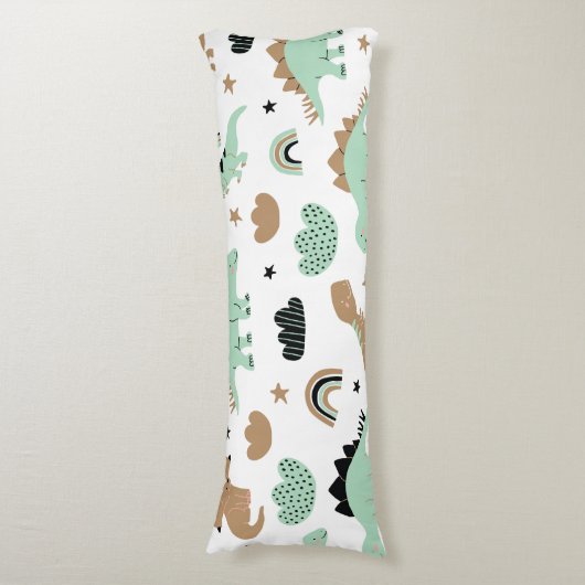 Dinosaurs Lichaamskussen (Voorkant Verticaal)