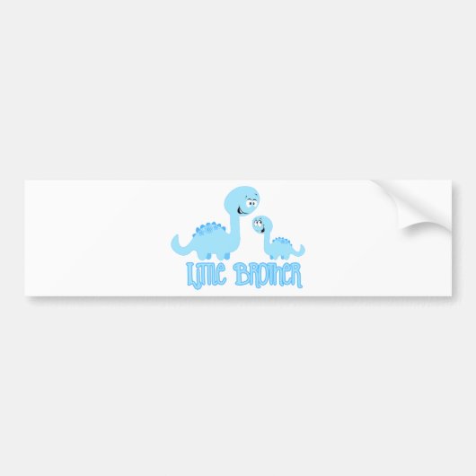 Dinosaurs Little Brother Bumpersticker (Voorkant)