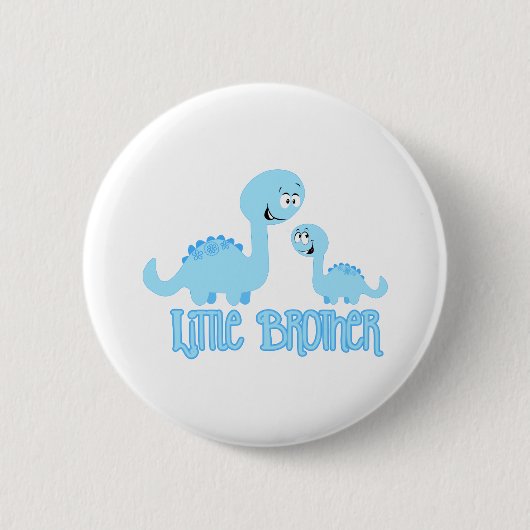 Dinosaurs Little Brother Ronde Button 5,7 Cm (Voorkant)
