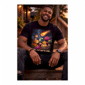 Dinosaurs Looking Up at Incoming Meteor T-shirt