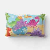 Dinosaurs Lumbar Pillow Kussen (Achterkant)