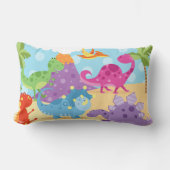 Dinosaurs Lumbar Pillow Kussen (Voorkant)
