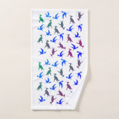 Dinosaurs Mandala triceratops Badkamer Handdoek Se (Handdoek)