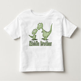 Dinosaurs Middle Brother Kinder Shirts