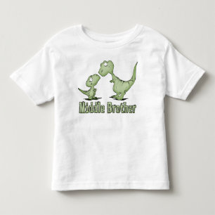 Dinosaurs Middle Brother Kinder Shirts