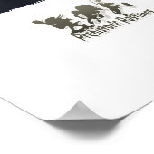 Dinosaurs MMA-strijd Poster (Hoek)