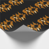 Dinosaurs Nug Life Dino Funny Chicken Nuggets Cadeaupapier (Hoek)