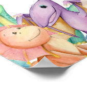 Dinosaurs Nursery Poster Dino Kinder Room Print (Hoek)