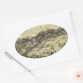 Dinosaurs Ovale Sticker (Envelop)