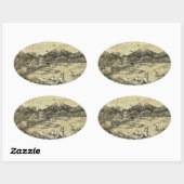 Dinosaurs Ovale Sticker (Vel)