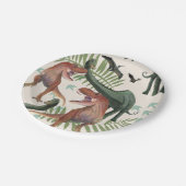 Dinosaurs Papieren Bordje (Gekanteld)