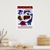 Dinosaurs Poster (Keuken)