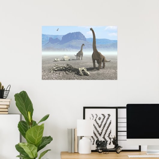 Dinosaurs Poster (Thuiskantoor)