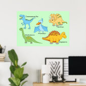 Dinosaurs Poster (Thuiskantoor)