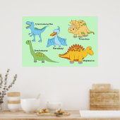 Dinosaurs Poster (Keuken)